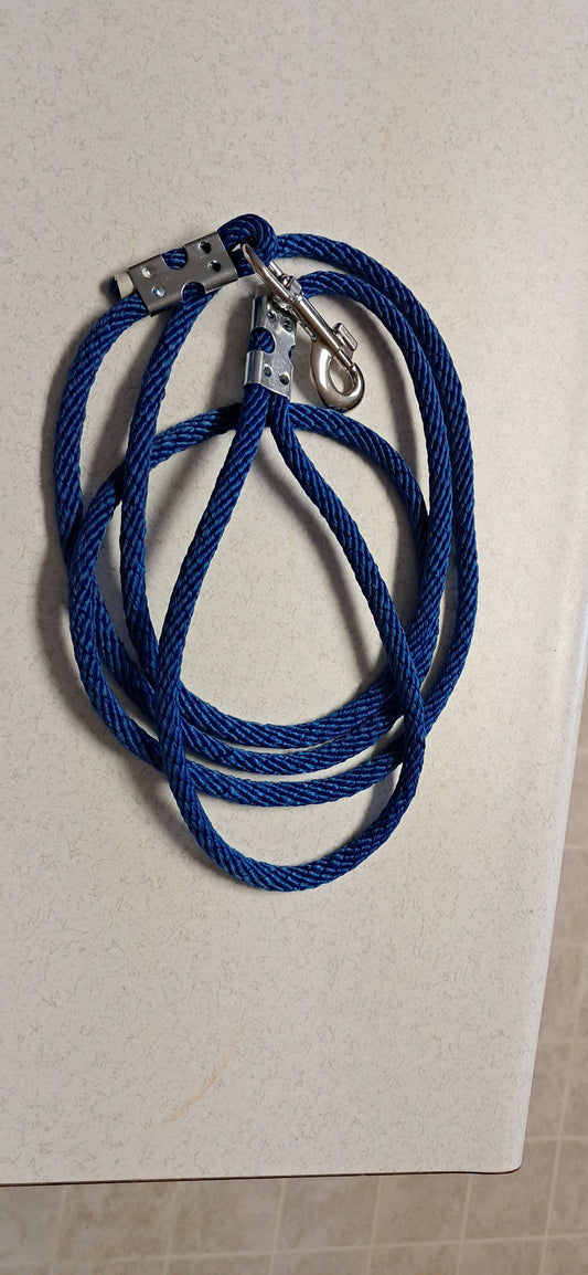 Heavy duty leash - Blue