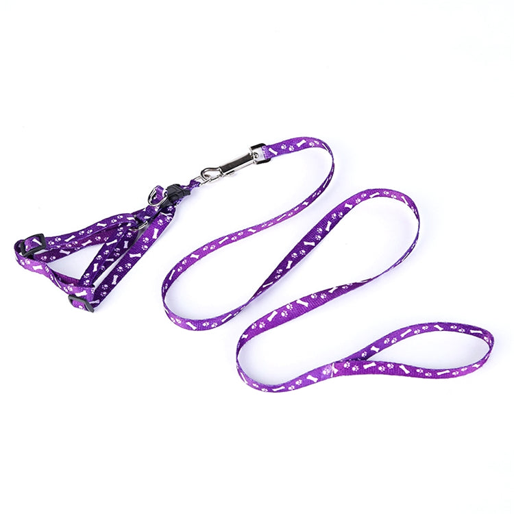 Adjustable Rainbow Colourful Polyester Pet Dog Leash