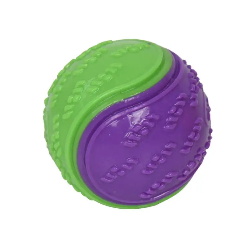 Training Rubber Interactive Squeaky Tennis Ball Dog Chew Toy