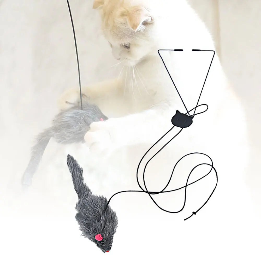 Adjustable Cat Teaser for Cat Cage