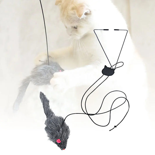 Adjustable Cat Teaser for Cat Cage