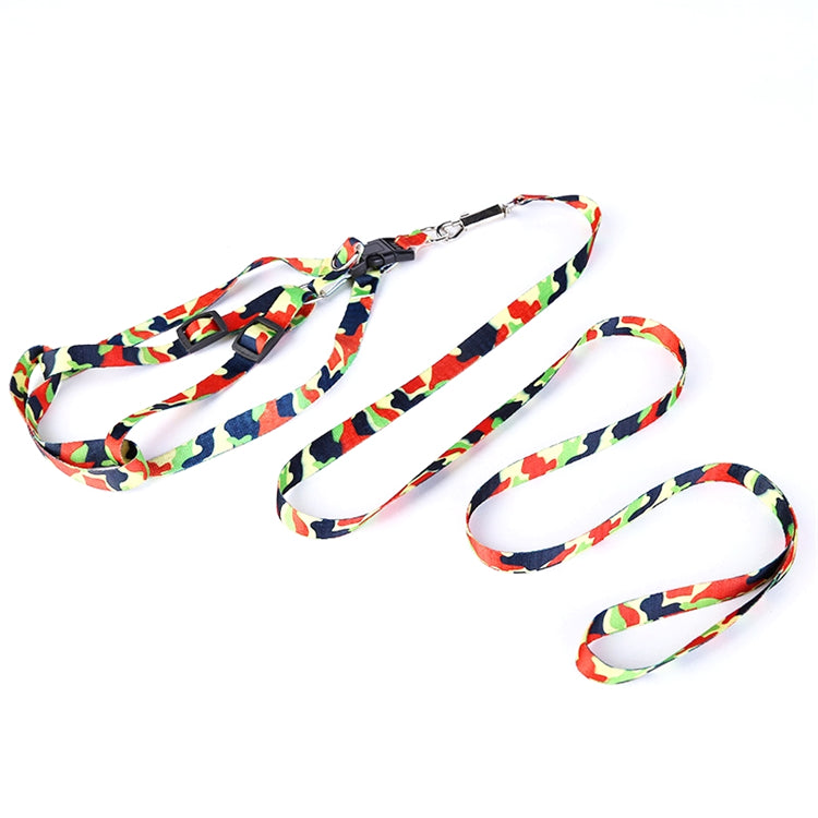 Adjustable Rainbow Colourful Polyester Pet Dog Leash